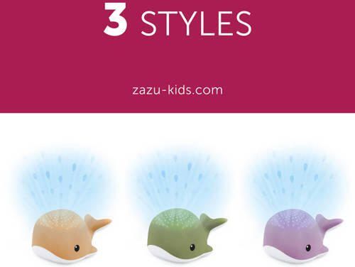 Zazu Wally de walvis lichtprojector camel Bruin | Projector van