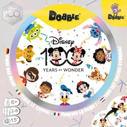 Zygomatic Board Game Studio Dobble Disney 100th Anniversary NL Kaartspel - Foto 2