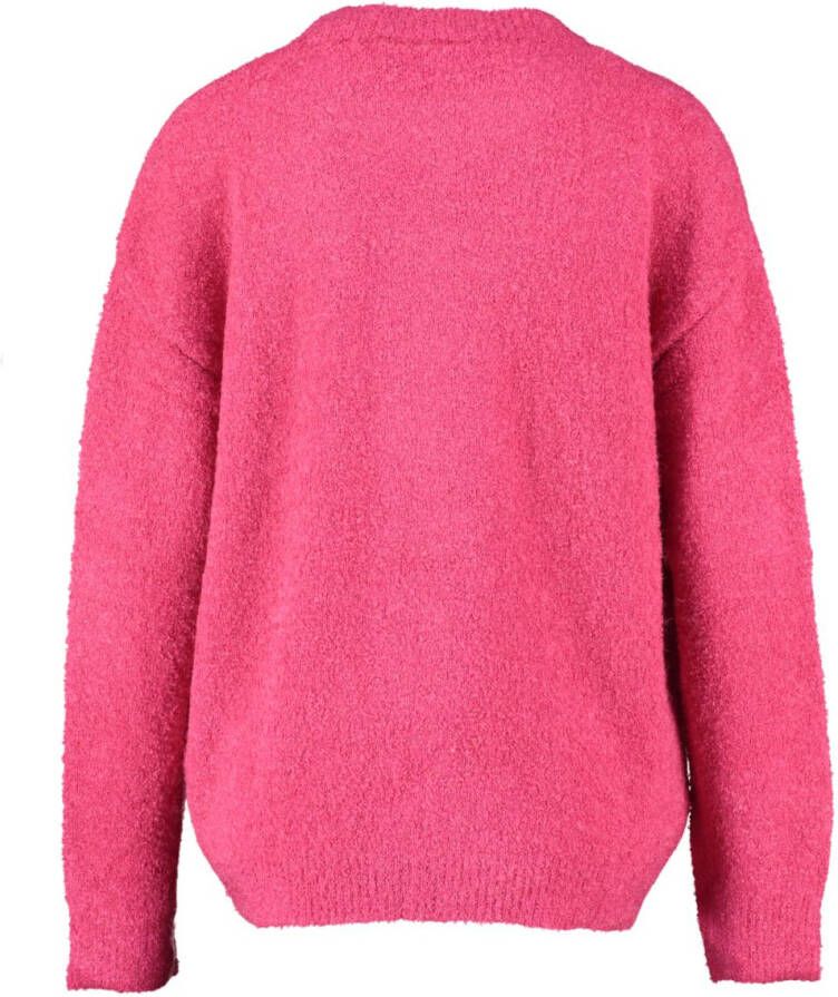 Catwalk junkie roze fluffy oversized trui valt zeer ruim