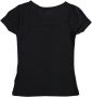 Geisha soepel zwart meisjes shirt met pailletten - Thumbnail 2