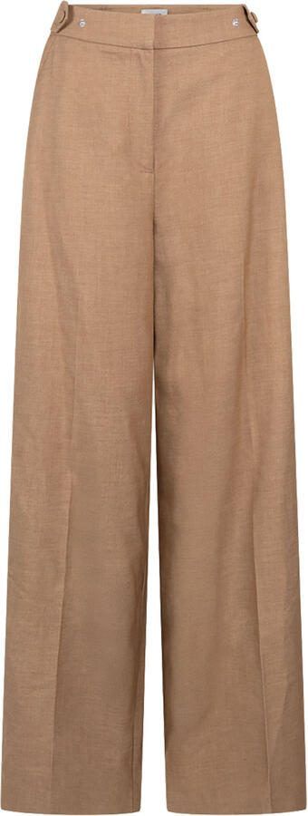 Aaiko Wide leg pantalon Nore bruin