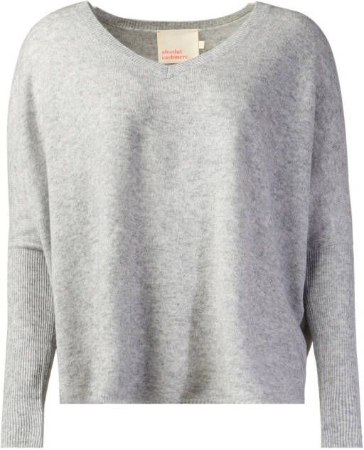 Absolut Cashmere Luxe Cashmere Camille Trui Gray Dames