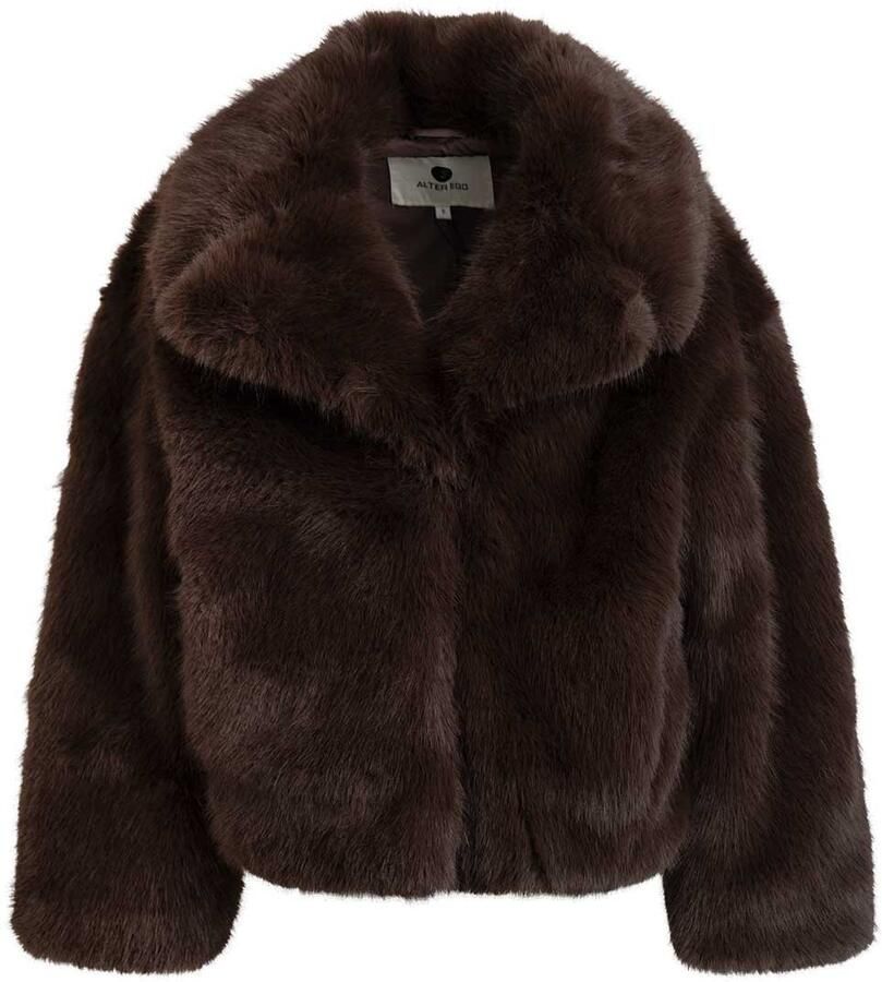 Alter Ego Faux fur jas Novi bruin