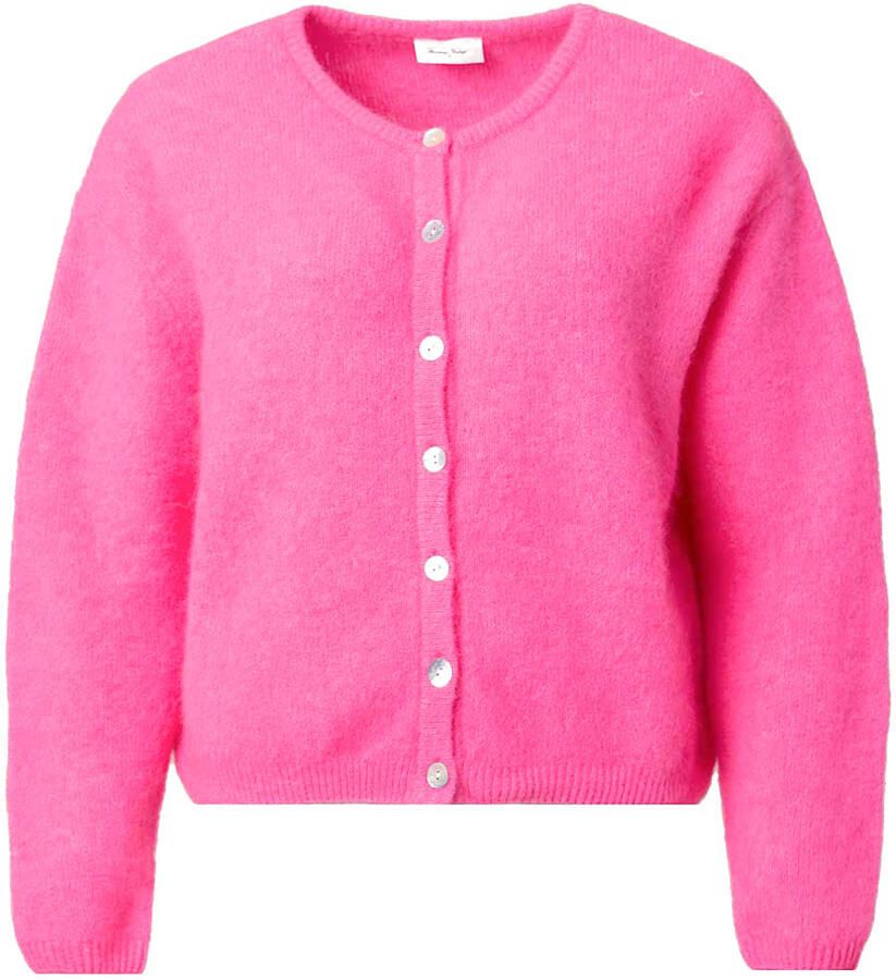 American vintage Neonroze gemêleerde cardigan met knoopsluiting Pink Dames - Foto 5
