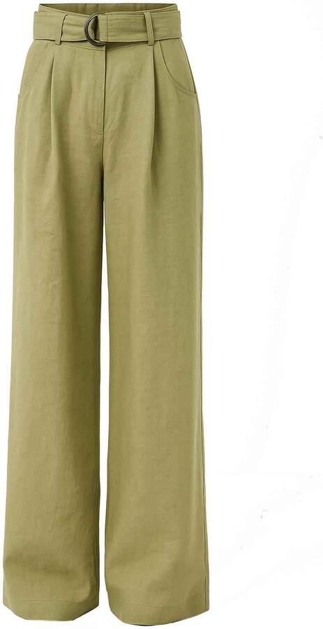 BA&SH Modal broek Dola groen