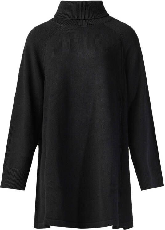 BA&SH Mini A-Lijn Sweater Jurk Black Dames