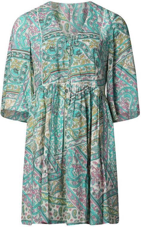 BA&SH Jurk met print Fleur groen
