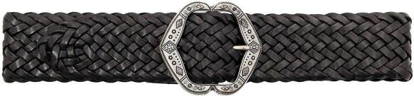 BA&SH Leren riem Boecia zwart