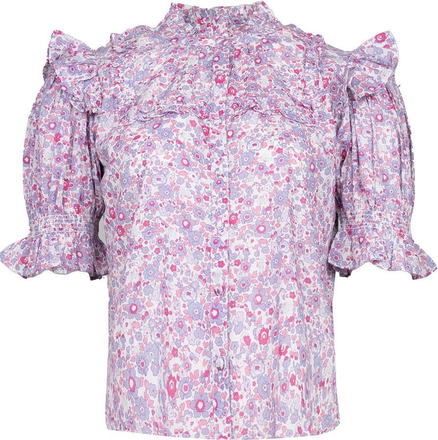 Berenice Blouse met print Camalda roze