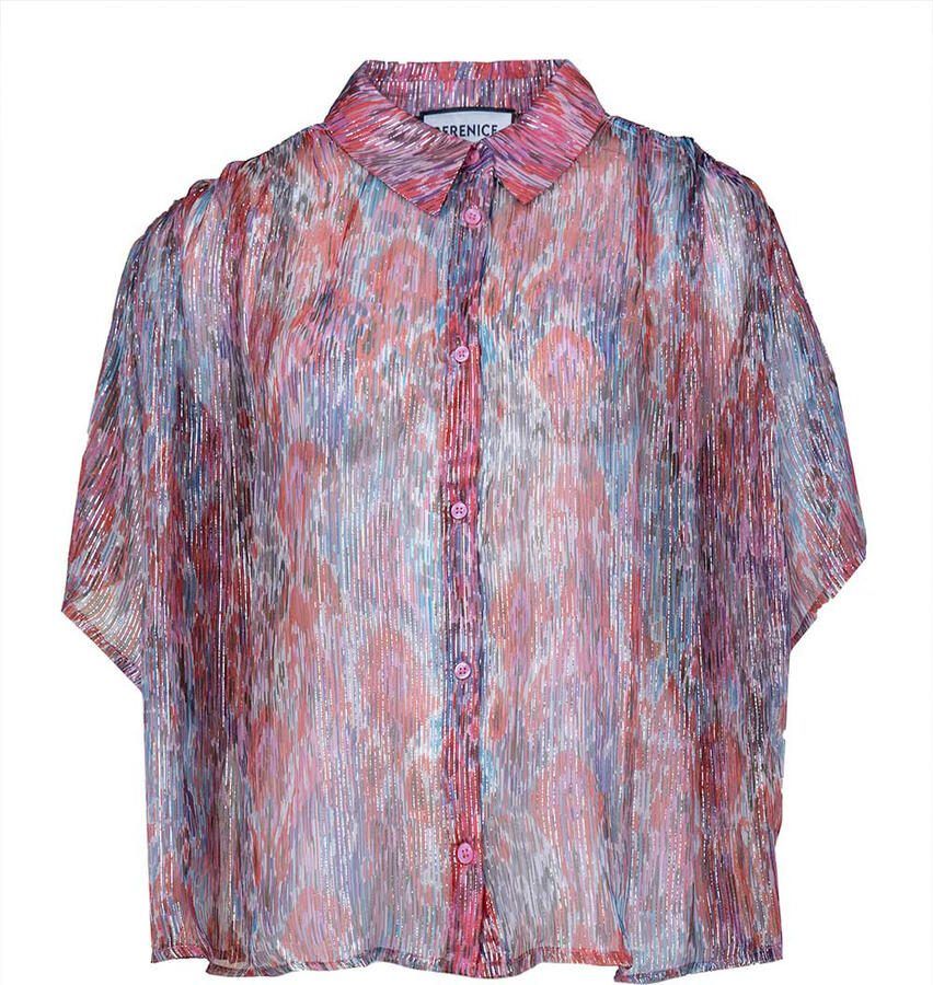 Berenice Lurex blouse Calina roze