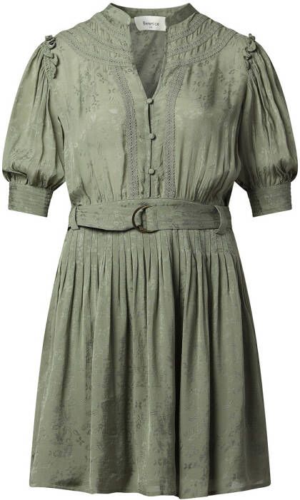 Berenice Broderie jurk Rapa khaki