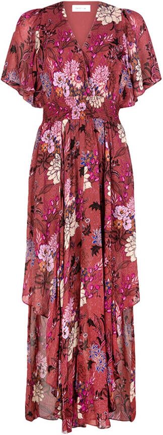 Berenice Jurk met print Alia rood