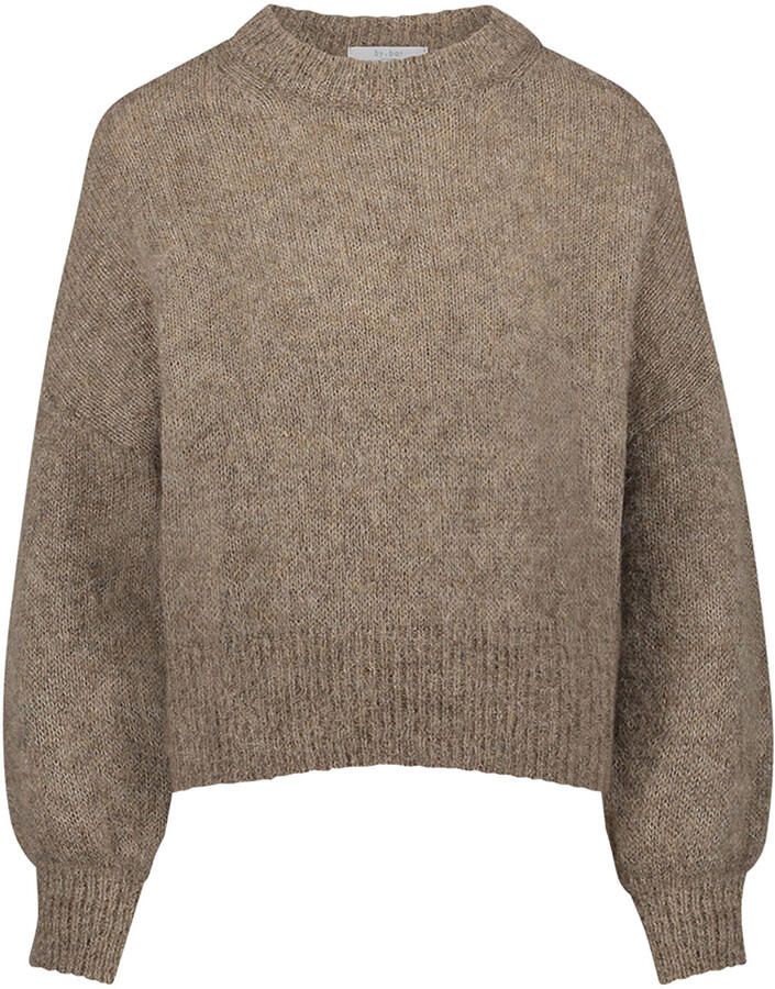By-bar Alpaca trui Sonny beige