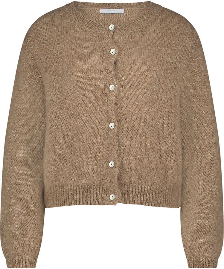 By-bar Alpaca vest Cleo beige