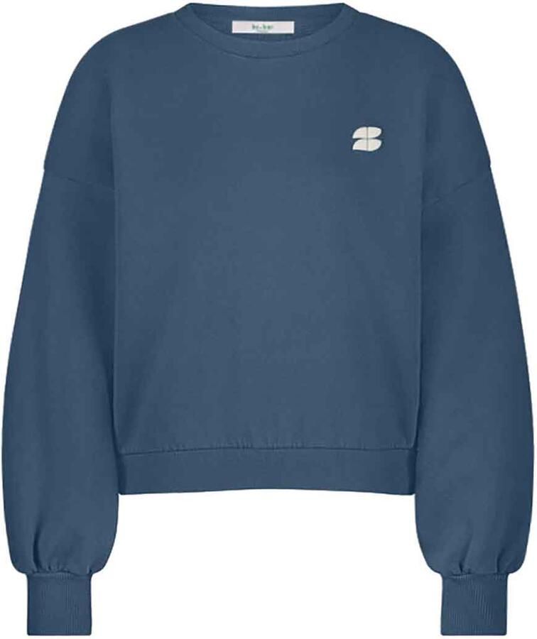 By-bar Sweater met print Bibi blauw