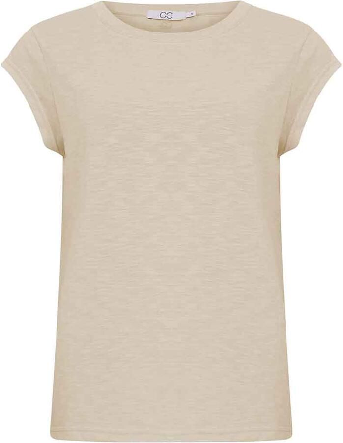 CC HEART Dames Tops & T-shirts Basic T-shirt Creme - Foto 5