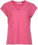 CC HEART Dames Tops & T-shirts Basic V-neck T-shirt Roze - Thumbnail 2