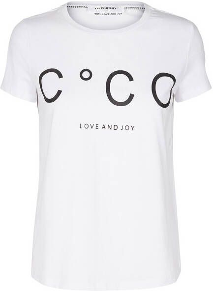 Co'Couture Dames Coco Signature T-Shirt White Dames