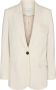 Copenhagen Muse Crème Blazer Cmtailor-Ja Stijl Beige Dames - Thumbnail 1