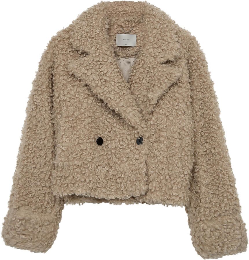 COPENHAGEN MUSE Dames Jassen Cmcurly-jacket Beige - Foto 5