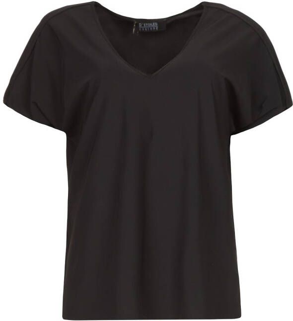 D-ETOILES CASIOPE Travelwear T-shirt met v-hals AlizÃ©e zwart