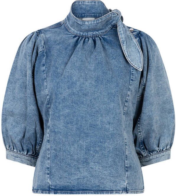 Dante 6 Denim top Cat blauw