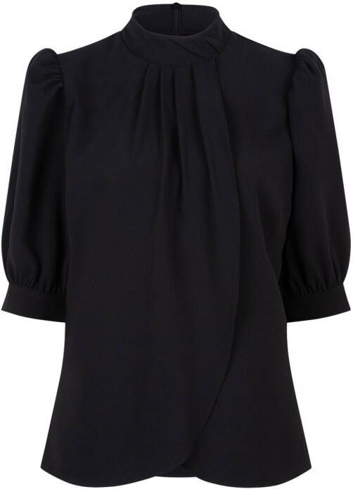 Dante 6 Top met pofmouwen Impeccable zwart