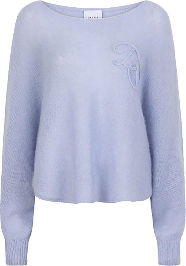 DANTE6 Dames Truien & Vesten Montre Monogram Sweater Lichtblauw - Foto 5