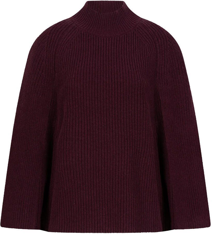 Dante6 Cape sweater Romi bordeaux