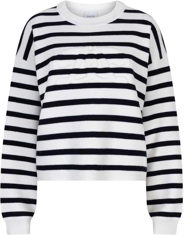 DANTE6 Dames Truien & Vesten Twixa Stripe 3d Logo Sweater Multi - Foto 5