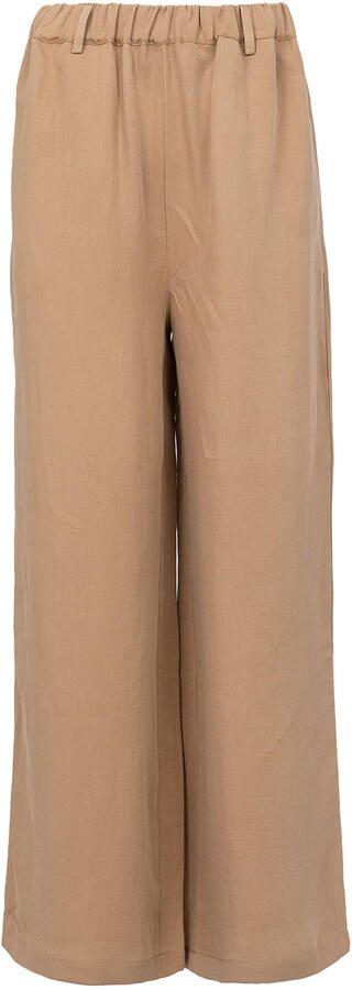 Est'Seven Wide leg pantalon Lode camel