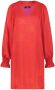 Freebird jurk Xeni met all over print en ceintuur rood roze - Thumbnail 3