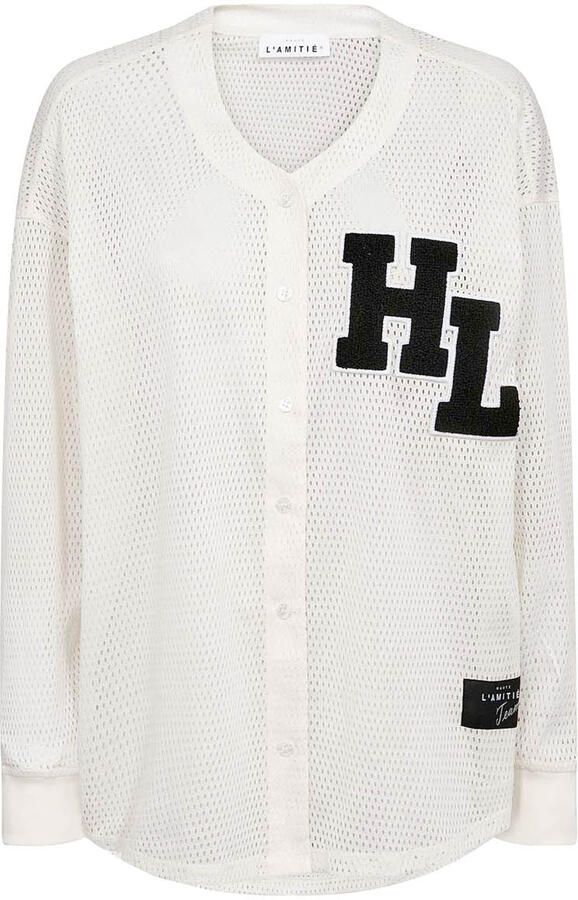 HAUTE L'AMITIÉ Haute L'Amitié Dames Blouses Drift Ls Court Blouse Ecru - Foto 5