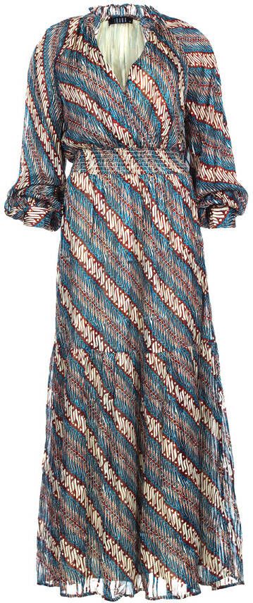Ibana Maxi-jurk met print Donna blauw