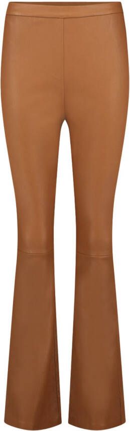 Ibana Stretchleren broek New Organdi camel
