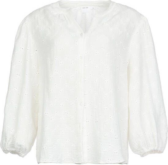 Knit-ted Broderie blouse Hilma Wit