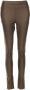 Knit-ted Faux leather legging Amber taupe - Thumbnail 2