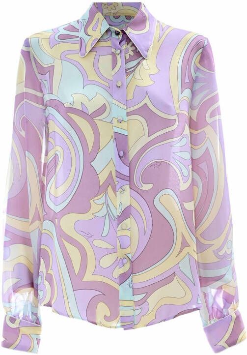 Kocca Abstract Print Overhemd Meerkleurig Dames