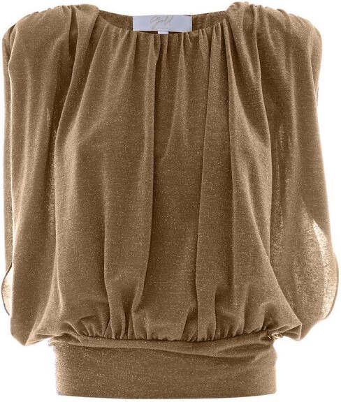 Kocca Mouwloze blouse uit de Gold Collection Brown Dames