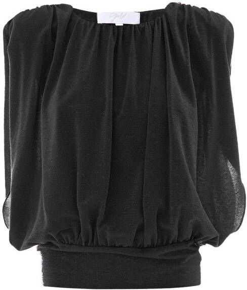 Kocca Mouwloze blouse uit de Gold Collection Black Dames