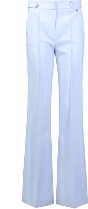 Kocca Trendy broek met decoratieve knopen Blauw Dames
