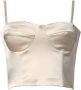 Kocca Satijnen bustier top Grelarr naturel - Thumbnail 1