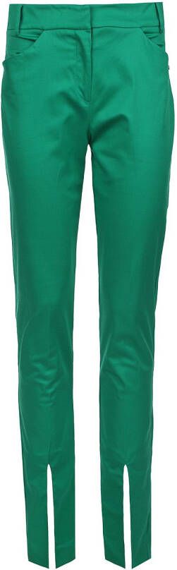 Kocca Design gesneden rechte broek Green Dames