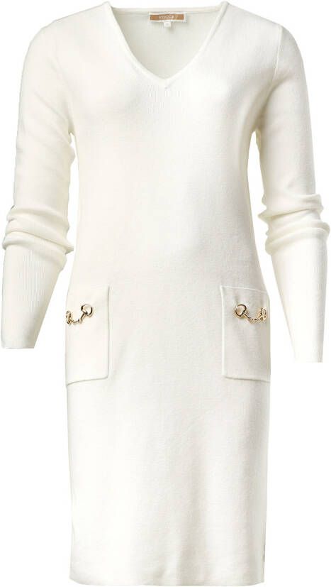 Kocca Zachte mini-jurk Kidnon naturel