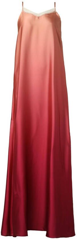 Liu Jo Ombre maxi-jurk Camelia roze