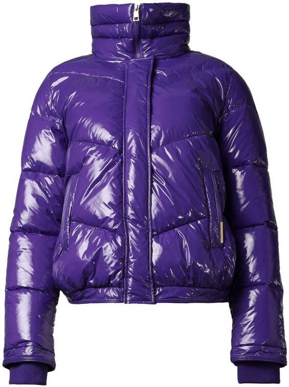 Liu Jo Ultra Violet Gewatteerde Jas Purple Dames