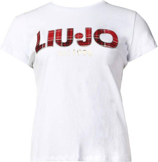 Liu Jo T-shirt met print Felicia wit