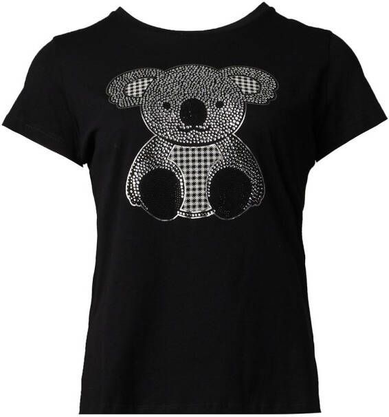 Liu Jo T-shirt met print Lola zwart