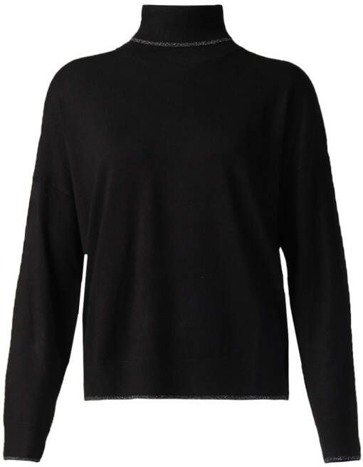 Liu Jo Zwarte Shirt 100% Samenstelling Productcode: Mf3390Ms49I Zwart Dames