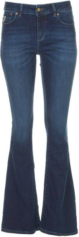 Lois Jeans High waist flared jeans Raval L32 donkerblauw